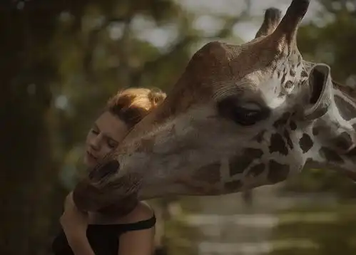 俄罗斯少女与猛兽另类野性摄影