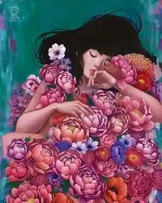 女画家笔下的韩国女性她们需要一把弓箭