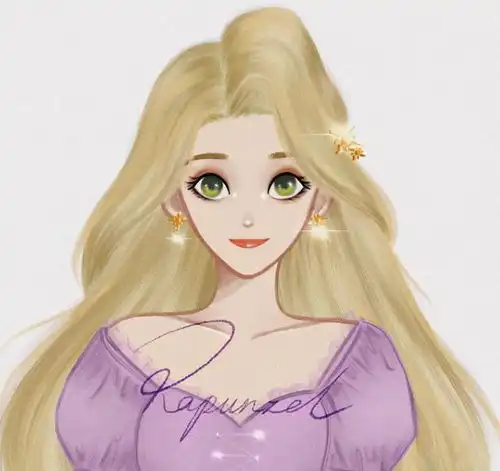 迪士尼公主也拍证件照白雪公主和木兰像姐妹,美人鱼头发抢镜