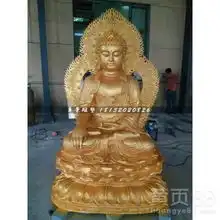 释迦牟尼佛铜雕,坐式佛像铜雕-黄页88网