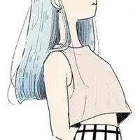 卡通头像女白底人物头像