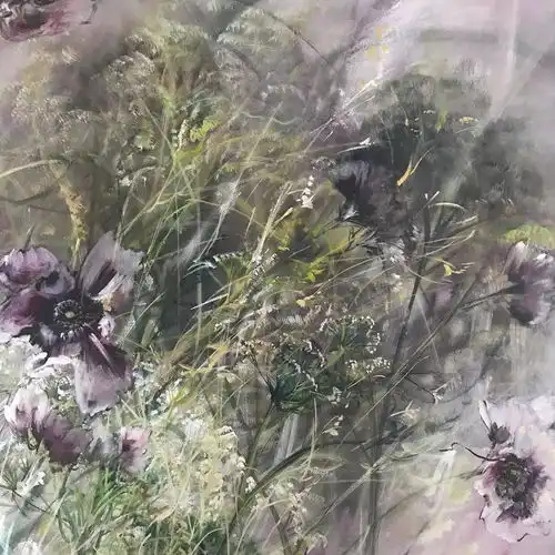 她一生只爱花,家涂四壁,简直美哭了