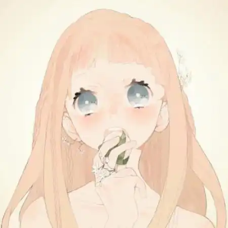 甜美女孩卡通头像陈乔恩