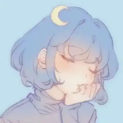 蓝色系仙女卡通真人