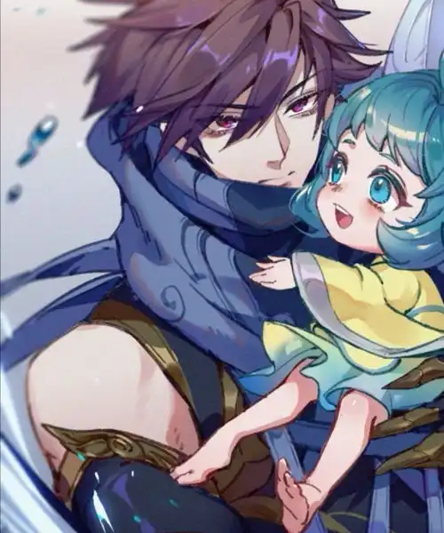 王者荣耀澜与蔡文姬情侣头像合集,快来领取你帅气的澜朋友吧