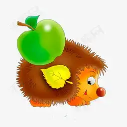 卡通小刺猬素材图片免费下载高清卡通手绘png千库网图片编号4415116