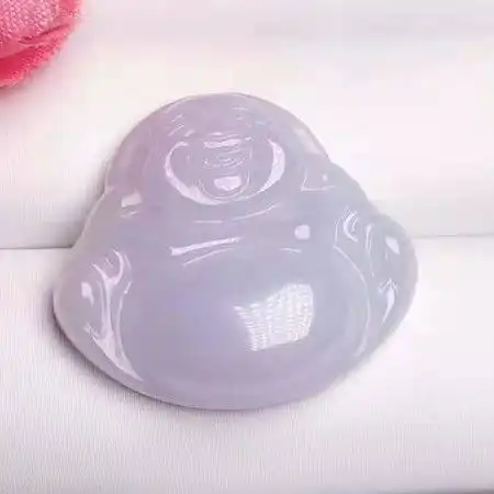 armasa阿玛莎a货翡翠佛公紫萝兰色儿童款女款节日礼物附检测证书