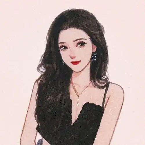 超仙的插画女生头像