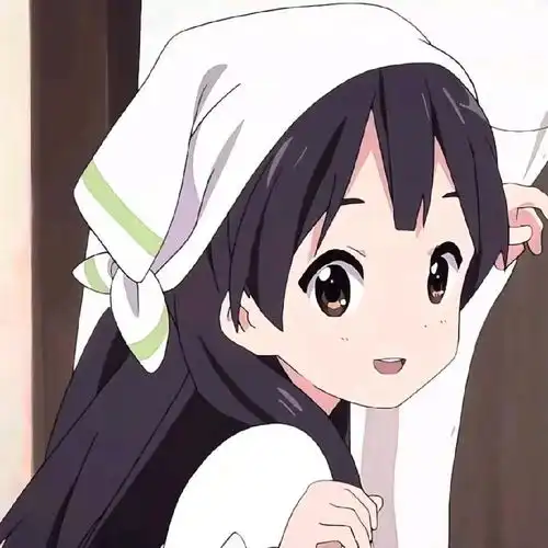 动漫女头叉腰可爱头像