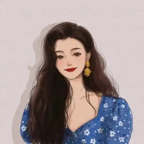 手绘头像每一天的快乐