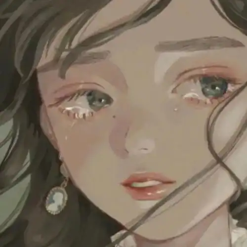 古风动漫女生头像玉容寂寞泪阑干,梨花一枝春带雨