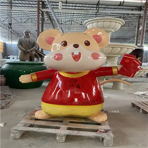 玻璃钢卡通雕塑生产厂家玻璃钢卡通雕塑效果图-黄页88网