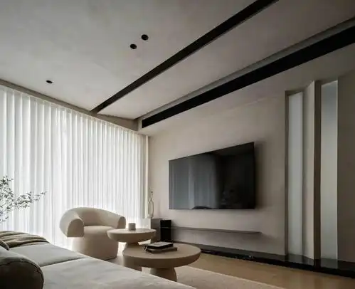 103平现代高级灰混搭质感两室,将空间尽可能做得柔和高级客厅沙发厨房移门客卧操作台收纳柜电视背景墙网易订阅