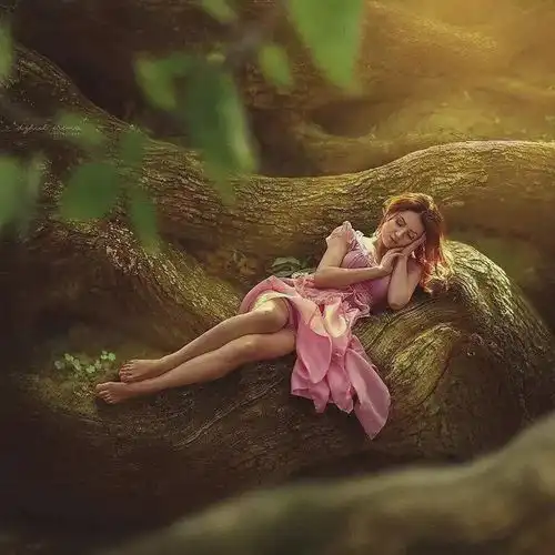漂亮的美女,满满的诗意