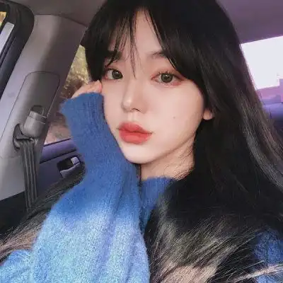 蓝色控女生头像清新自然蓝色系优美头像图片女