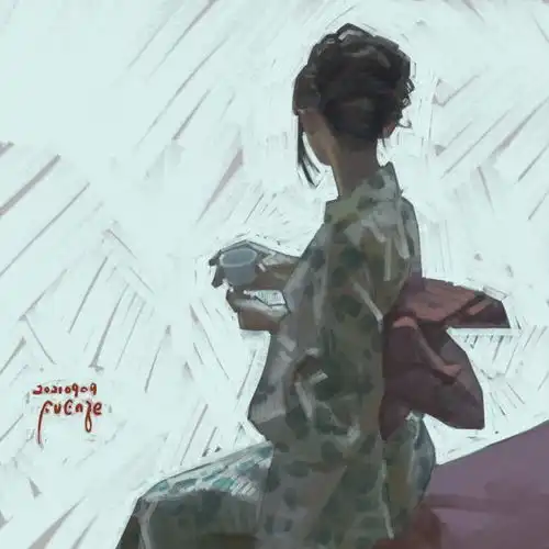 清新的少女画师fienzesunny插画作品欣赏图