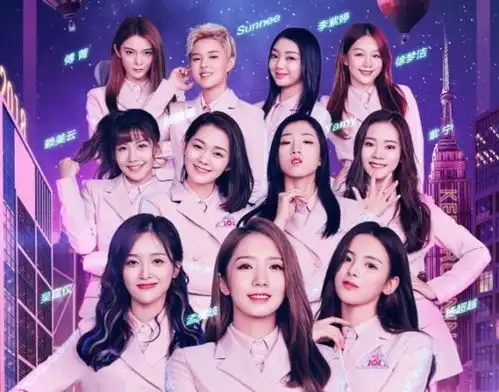 火箭少女未修图,杨超越甜美yamy很酷,只有孟美岐的腿很尴尬