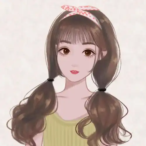 手绘头像让人眼前一亮的闺蜜头像