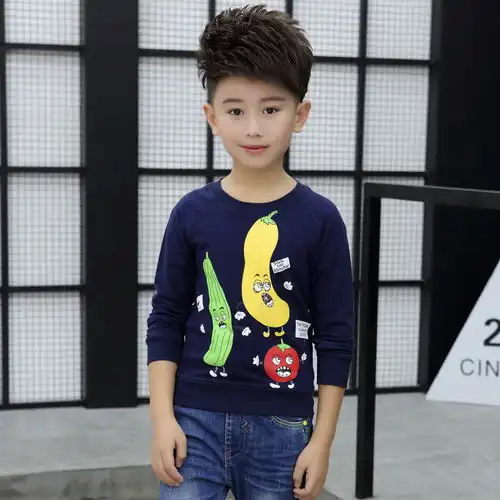 男童长袖t恤2018新款儿童装秋款312岁中大童纯棉韩版卫衣外套