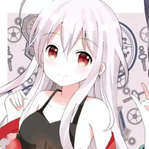 马克笔手绘动漫女生微信头像,闺蜜头像