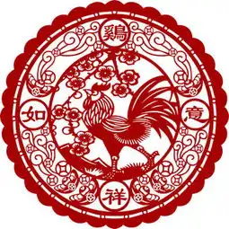 图片免费下载剪纸鸡素材剪纸鸡模板千图网