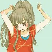 可爱卡通小女生qq头像