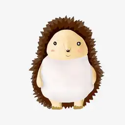 可爱的童话刺猬插画图片素材其他格式下载动漫人物大全