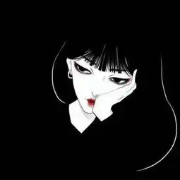 黑暗闺蜜头像一对精选黑暗系头像好看不恐怖