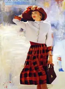 俄罗斯油画中的淑女,那么美,那么的摄人心魄