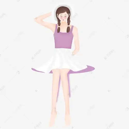 穿着紫色吊带裙的女孩免抠图素材图片免费下载千库网