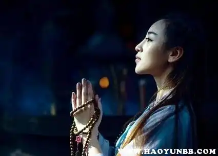 女性信佛的微信头像女子
