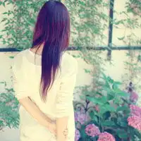 甜美女生头像唯美背影肺