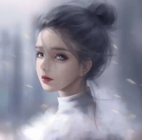 动漫女头鲜花早已开满了墙,希望你是我的如愿以偿