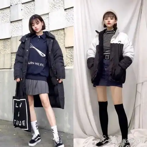 卫衣短裙棉衣,短发女生的16套秋冬穿搭