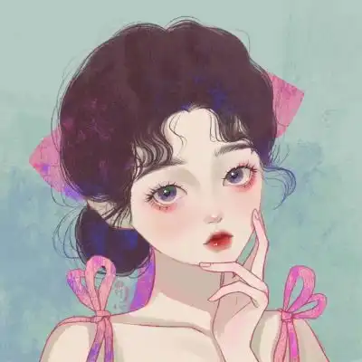 闺蜜手绘动漫绝美头像图片单人单张