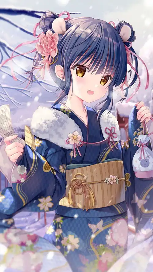 二次元美丽和服美女来袭