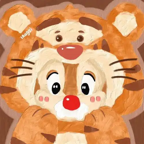 超可爱小老虎头像