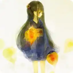 谁有水彩画类型的女生图片啊要动漫的类似于这样的