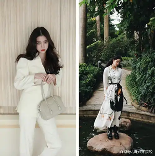 欧阳娜娜仗着腿长乱穿衣,才21岁穿黑长袜硬装成熟,还挺有女人味