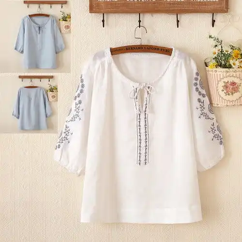 森女风格文艺范类型的棉麻女装质量很棒款式都很带感