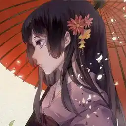 清新唯美女生动漫古风头像2018我不过是你人生中的甲乙丙丁