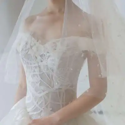 女生头像不露脸半身婚纱婚纱头像唯美好看