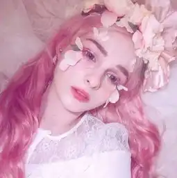 绿头发头像女生紫眸