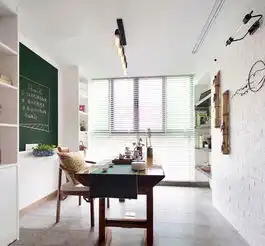 禅意头像女书房