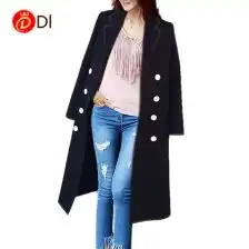 头像女的欧美风双排扣
