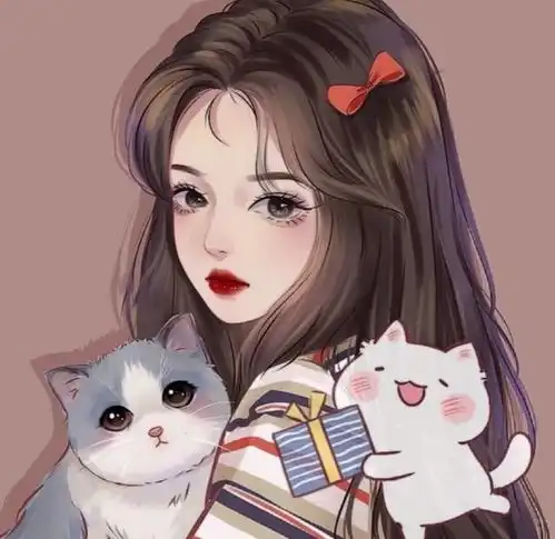 女生头像微信头像漫画动