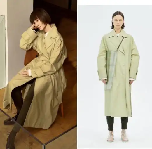 明星私服美出新高度,宋慧乔一身绿,搭配短发显干练,美得低调