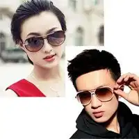 潮男潮女墨镜情侣头像微信头像图片大全