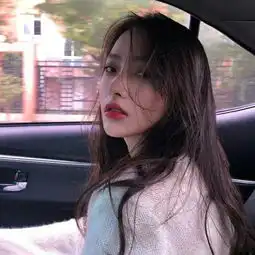 小清新文艺头像真人女张