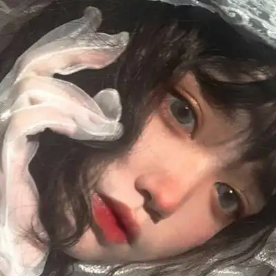 黑暗丧风格女头像哭泣女生哭泣流泪的伤感图片